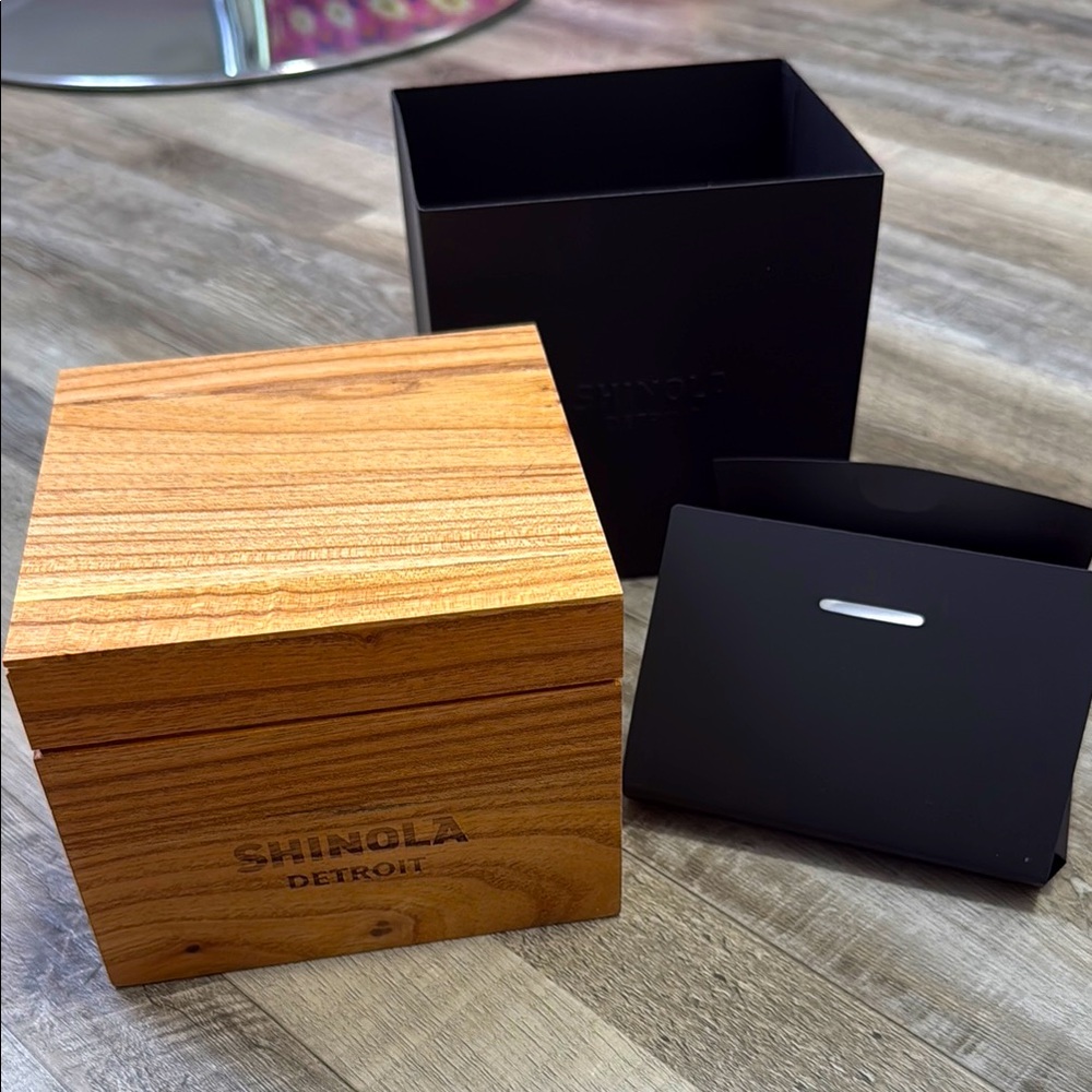 Shinola Black and Wood Box Set